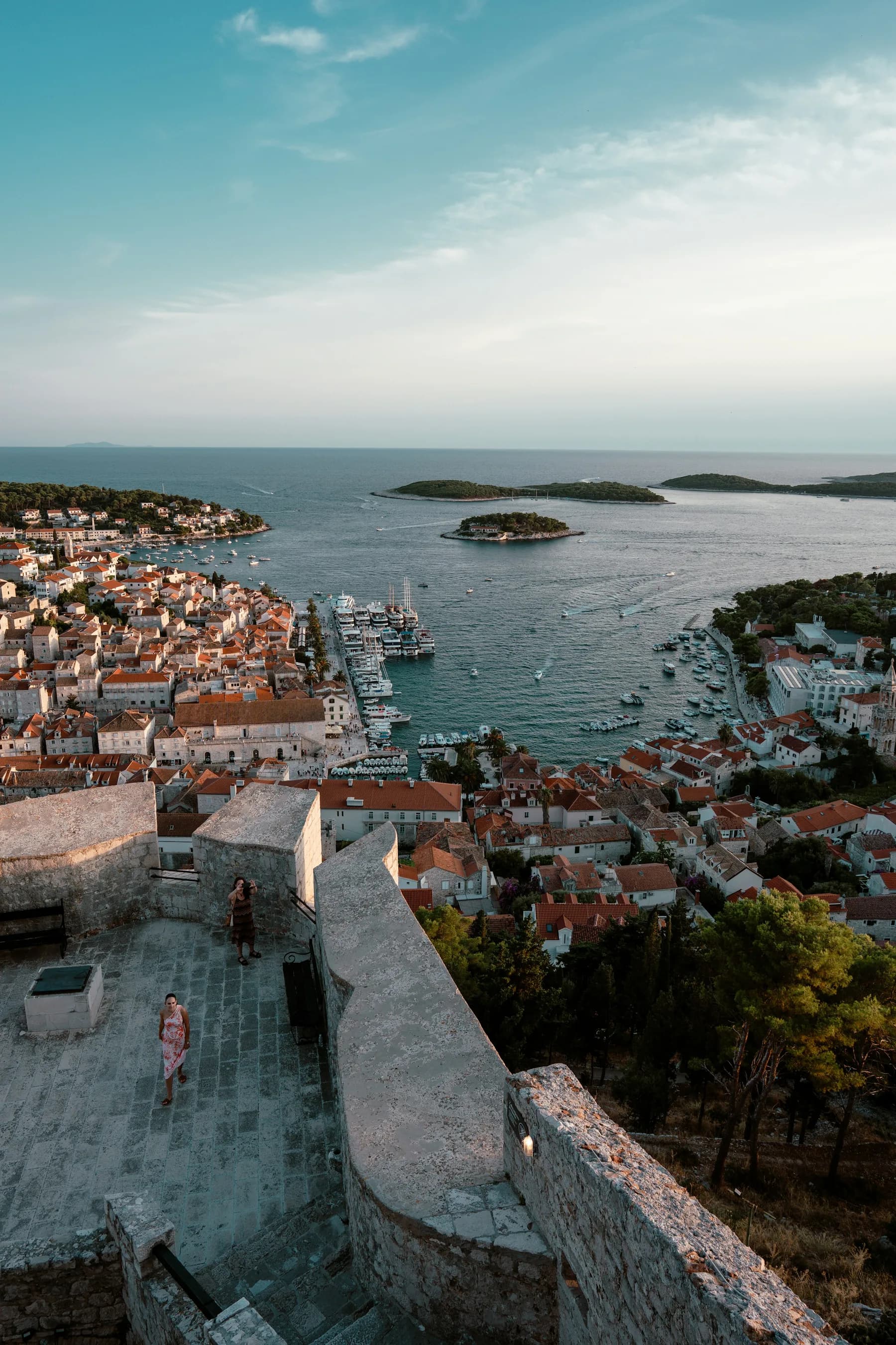 Hvar harbour and its Venetian façades