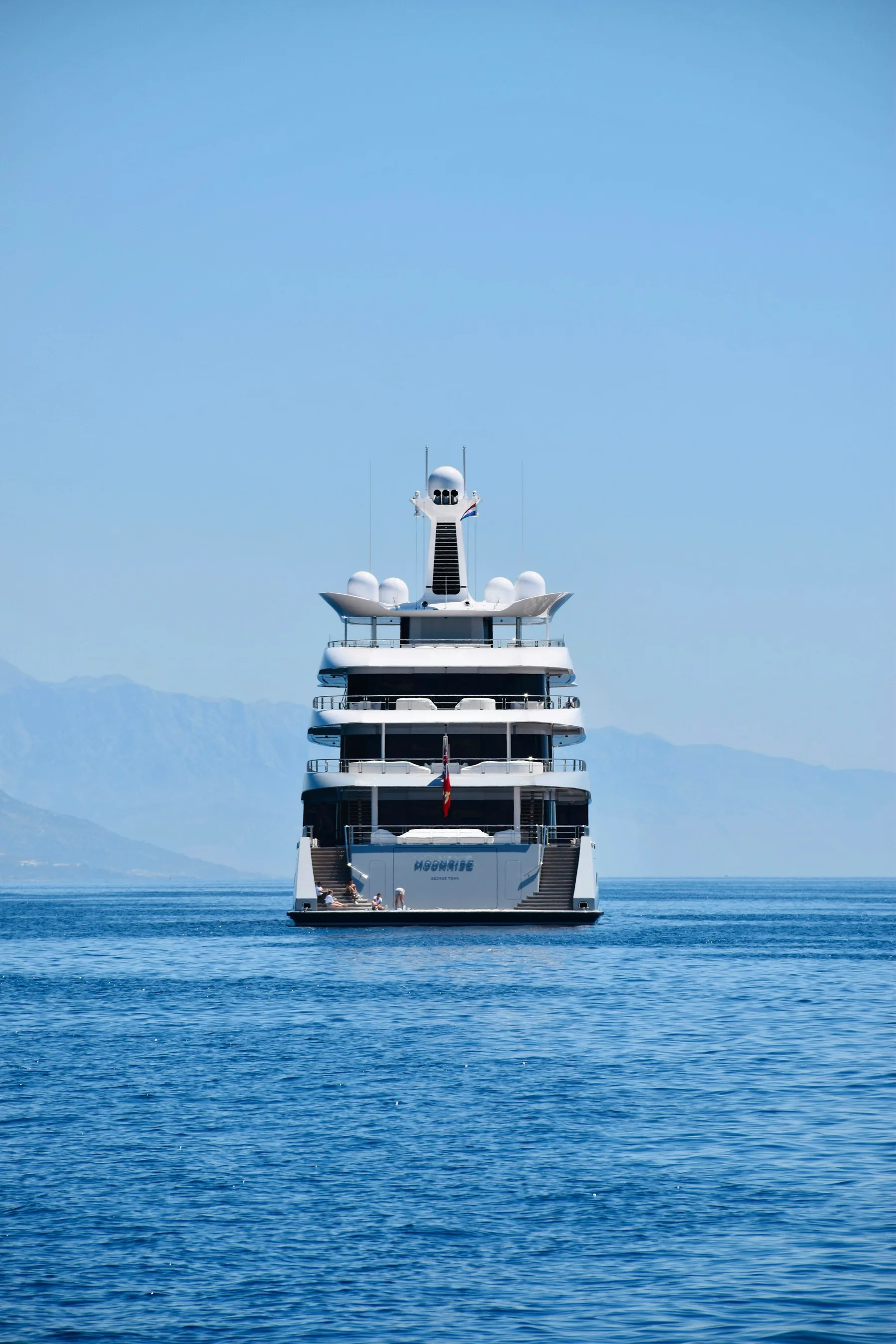 A boat off Split on the way back