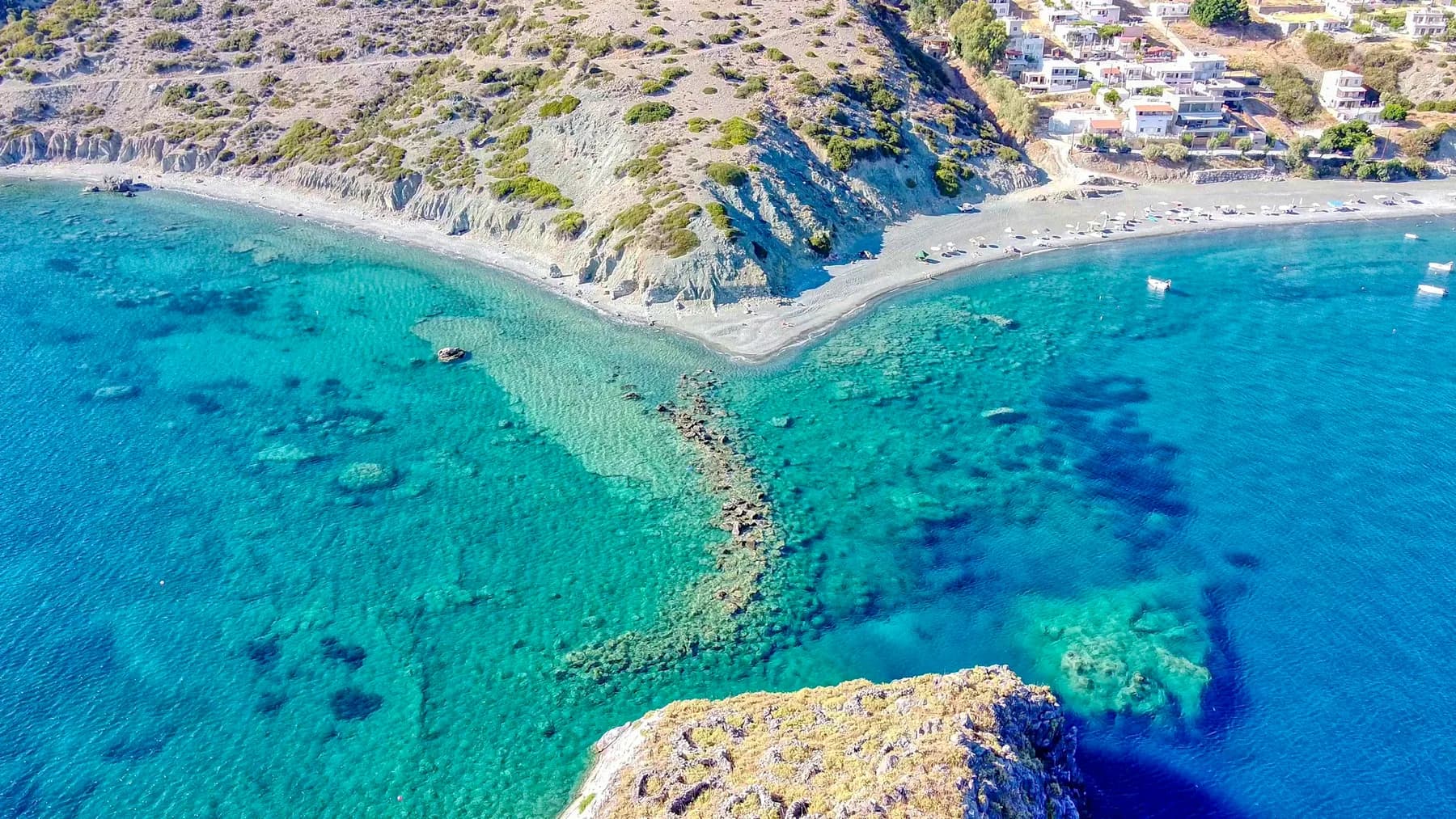 South Crete's mountains dropping into the Libyan Sea